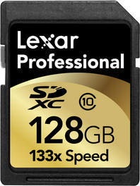Lexar представит 128 ГБ SD карты на CES 2011