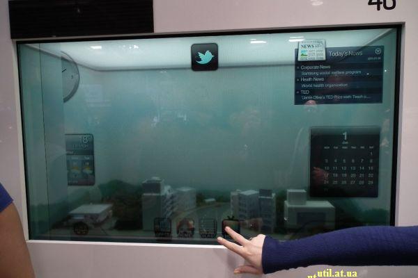 Samsung начала массовое производство прозрачных LCD панелей
